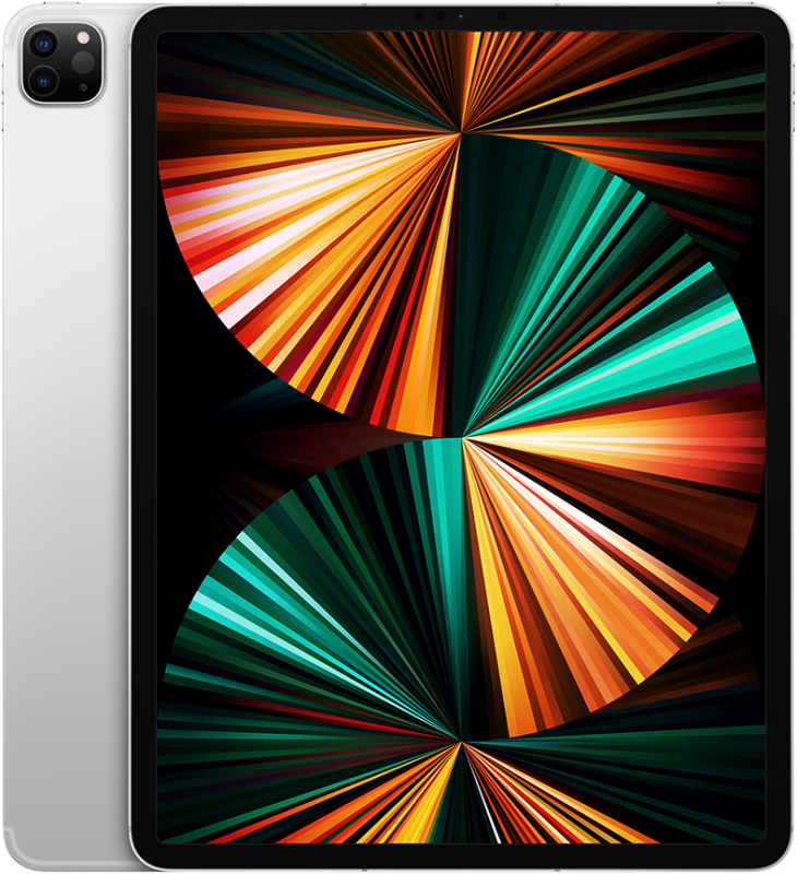 Картинка Apple iPad Pro (2021) 12,9" Wi-Fi + Cellular 256 ГБ, серебристый от магазина BXSTORE