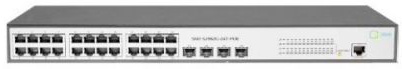 Коммутатор SNR SNR-S2982G-24T-POE 24x1Гбит/с 4SFP 24PoE 185W управляемый