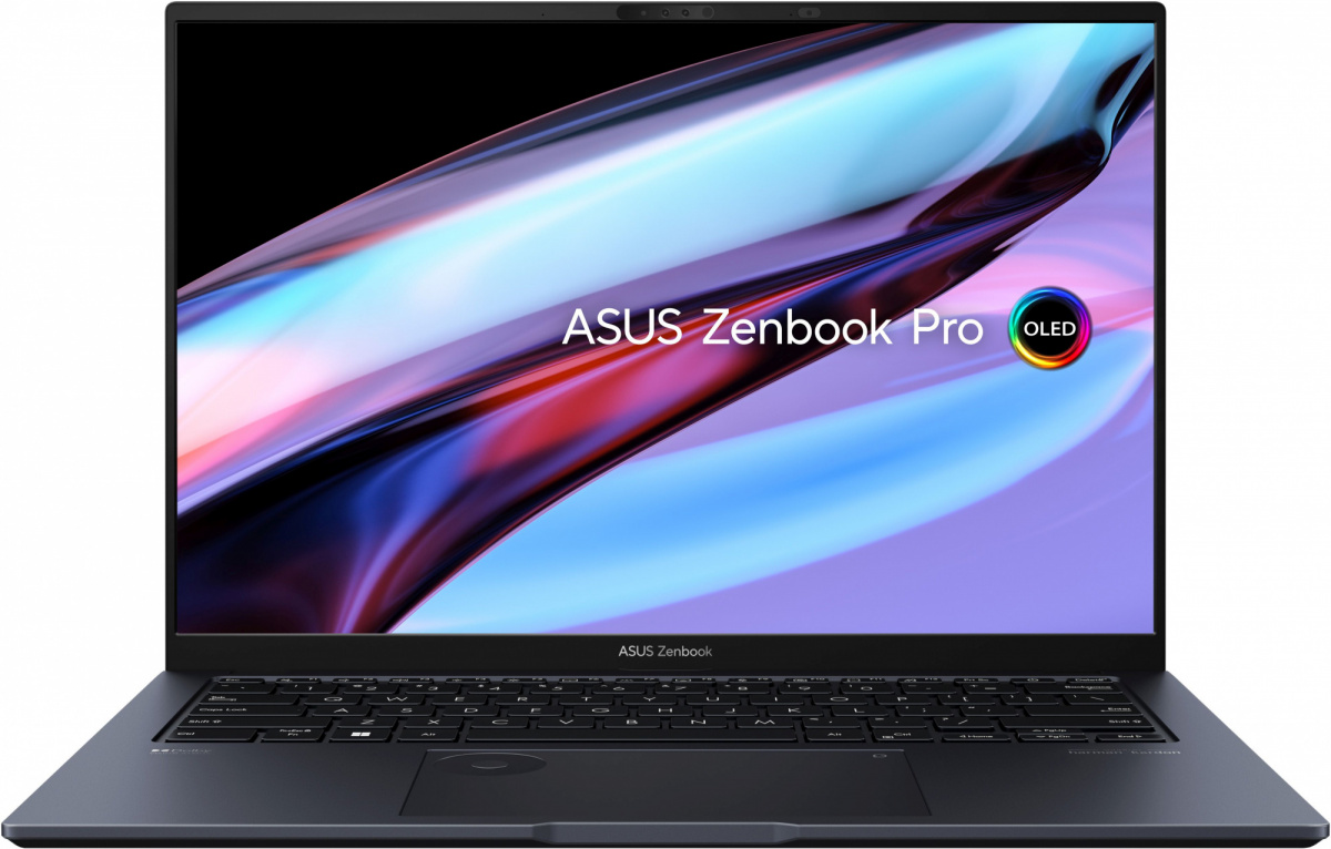 Ноутбук Asus Zenbook Pro 14 OLED UX6404VV-P1119X Core i7 13700H 16Gb SSD1Tb NVIDIA GeForce RTX4060 8Gb 14.5" OLED Touch 2.8K (2880x1800) Windows 11 Professional black WiFi BT Cam Bag (90NB11J1-M005V0)