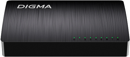 Коммутатор Digma DSW-108GE 8x1Гбит/с неуправляемый