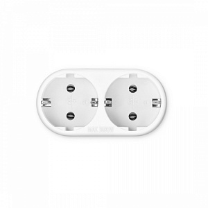 Сетевой разветвитель Buro BU-PS2G-W (2 розетки) белый (пакет ПЭ)