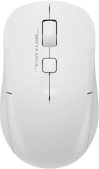 Мышь A4Tech Fstyler FG16C Air белый оптическая (2000dpi) беспроводная USB для ноутбука (3but)