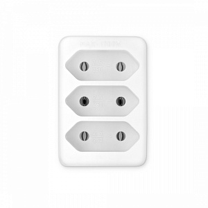 Сетевой разветвитель Buro BU-PS3F-W (3 розетки) белый (пакет ПЭ)