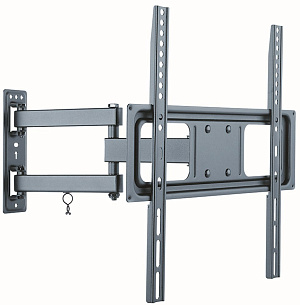 Кронштейн для телевизора Ultramounts UM872 черный 32"-55" макс.35кг настенный поворотно-выдвижной и наклонный