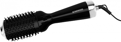 Фен-щетка Starwind SHB 7760 1200Вт черный/серебристый