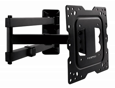 Кронштейн для телевизора Kromax DIX-18 черный 22"-65" макс.40кг настенный поворот и наклон