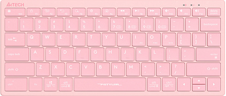 Клавиатура A4Tech Fstyler FBX51C розовый USB беспроводная BT/Radio slim Multimedia (FBX51C PINK)