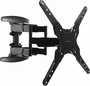 Кронштейн для телевизора Ultramounts UM907 черный 23"-55" макс.40кг настенный поворотно-выдвижной и наклонный
