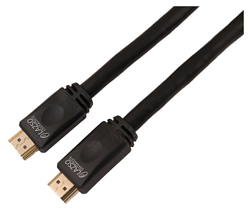 Кабель аудио-видео LAZSO WH-111 HDMI (m)/HDMI (m) 20м. позолоч.конт. черный (WH-111(20M))