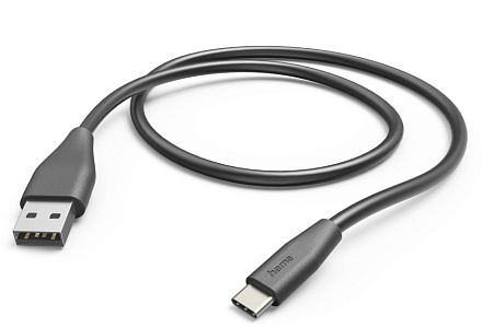 Кабель Hama H-201595 00201595 USB (m)-USB Type-C (m) 1.5м черный
