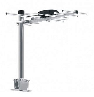 Антенна телевизионная Hyundai H-TAE100 8дБ пассивная серебристый