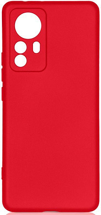 Чехол (клип-кейс) DF для Xiaomi 12 Pro xiOriginal-30 красный (XIORIGINAL-30 (RED))