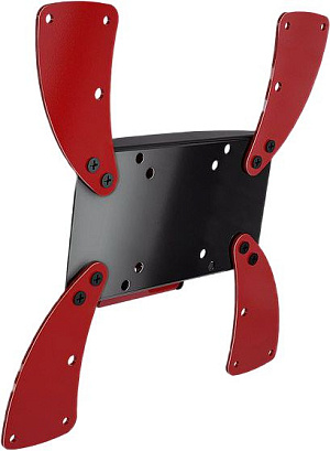 Кронштейн для телевизора Holder LCDS-5058 черный глянец 19"-47" макс.30кг настенный наклон