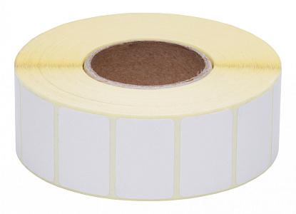 Термоэтикетки Cactus Eco CS-TE30201800 сег.:30x20мм самоклей. д.вн.рул.92мм д.вт.40мм 1800шт/рул белый