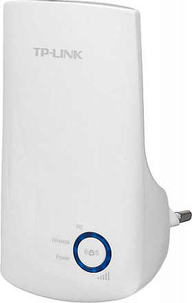 Повторитель беспроводного сигнала TP-Link TL-WA854RE N300 Wi-Fi белый