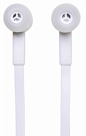 Гарнитура вкладыши Оклик HS-S-220 1.1м белый проводные в ушной раковине (D2W)