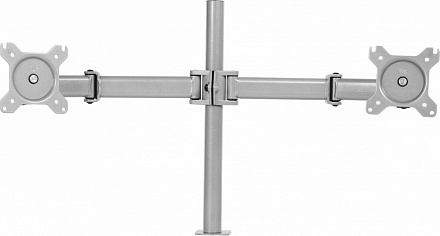 Кронштейн для мониторов Cactus CS-VM-D29-AL серебристый 13"-27" макс.8кг настольный поворот и наклон