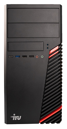 ПК IRU Опал 515 MT i5 10400 (2.9) 8Gb SSD256Gb UHDG 630 Free DOS GbitEth 400W kb мышь клавиатура черный (1844519)
