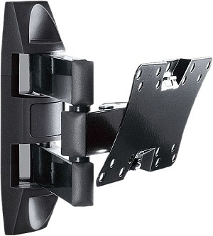 Кронштейн для телевизора Holder LCDS-5065 черный 19"-32" макс.30кг настенный поворот и наклон