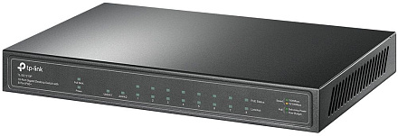 Коммутатор TP-Link TL-SG1210P 9x1Гбит/с 1SFP 8PoE+ 63W неуправляемый