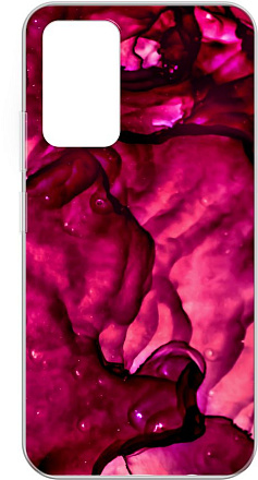 Чехол (клип-кейс) Gresso для Xiaomi Poco M4 Pro 5G Air прозрачный/бордовый (GR17AAAE9548)