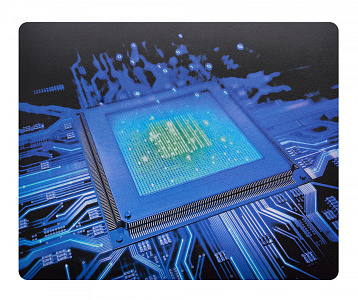 Коврик для мыши Buro BU-R51768 Мини рисунок/процессор 220x180x2мм