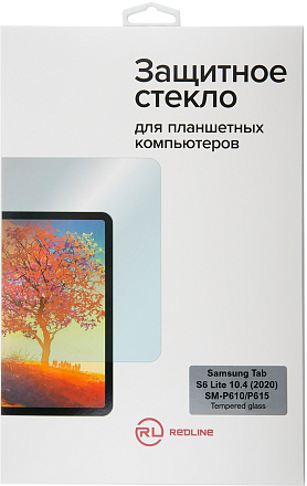 Защитное стекло для экрана Redline для Samsung Tab S6 Lite 1шт. (УТ000020568)