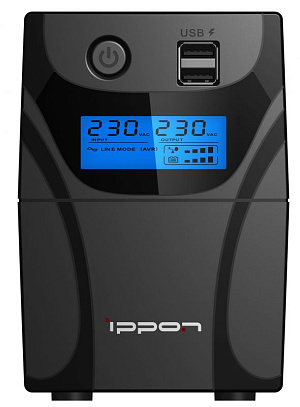 Источник бесперебойного питания Ippon Back Power Pro II Euro 850 480Вт 850ВА черный