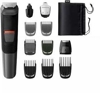 Триммер Philips MG5730/15 черный (насадок в компл:11шт)
