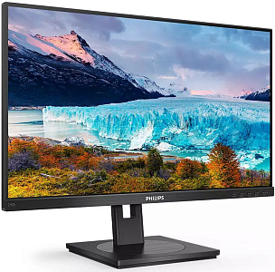 Монитор Philips 23.8" 242S1AE (00/01) черный IPS LED 4ms 16:9 DVI HDMI M/M матовая HAS Piv 1000:1 300cd 178гр/178гр 1920x1080 75Hz VGA DP FHD 4.83кг