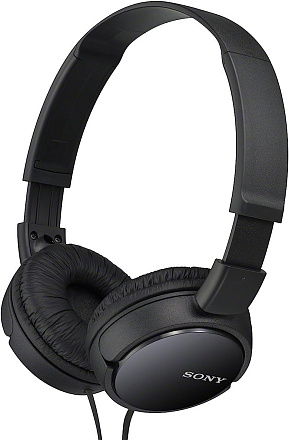 Наушники накладные Sony MDR-ZX110LP 1.2м черный проводные оголовье