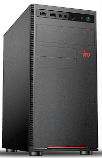 ПК IRU Home 310H5SE MT i3 10105 (3.7) 8Gb 1Tb 7.2k SSD240Gb UHDG 630 Windows 11 Professional 64 GbitEth 400W черный (1793511)