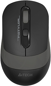 Мышь A4Tech Fstyler FG10CS Air черный/серый оптическая (2000dpi) silent беспроводная USB для ноутбука (4but)