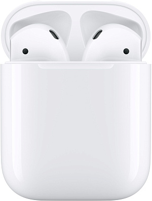 Гарнитура вкладыши Apple AirPods 2 белый беспроводные bluetooth в ушной раковине (MV7N2ZA/A)
