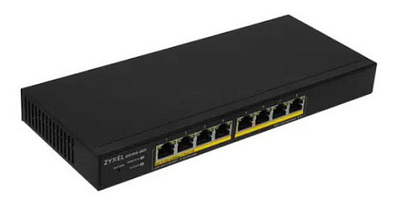 Коммутатор Zyxel NebulaFlex GS1915-8EP GS1915-8EP-EU0101F 8x1Гбит/с 8PoE 8PoE+ 60W управляемый